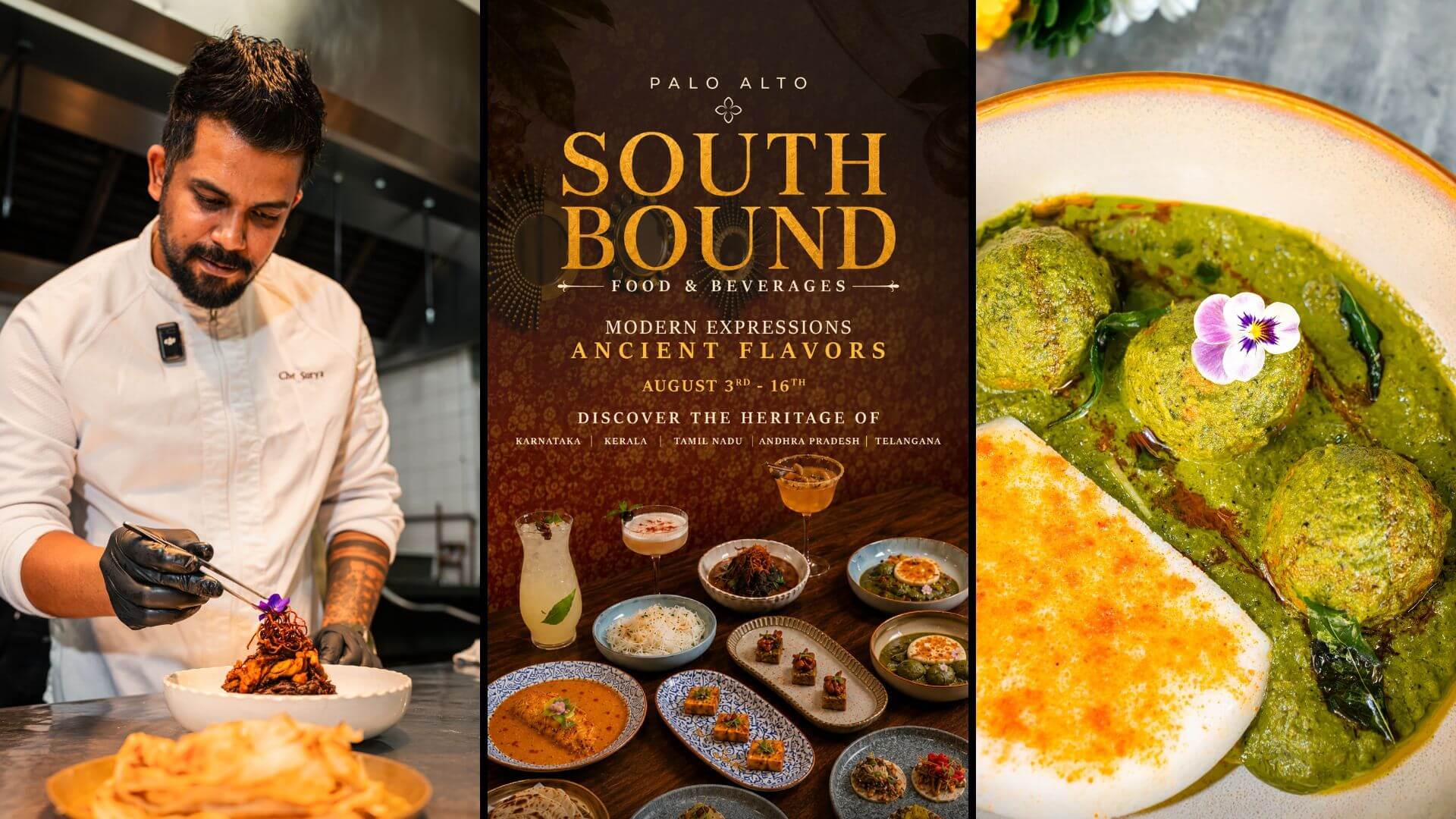 South Bound dining experience at ROOH Palo Alto
