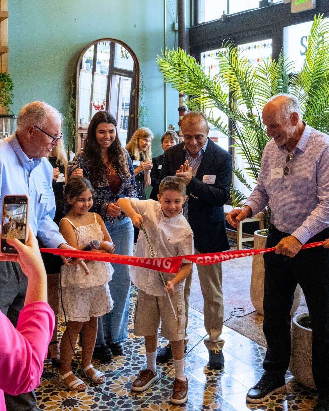 Meze & Kebab ribbon-cutting ceremony in Palo Alto