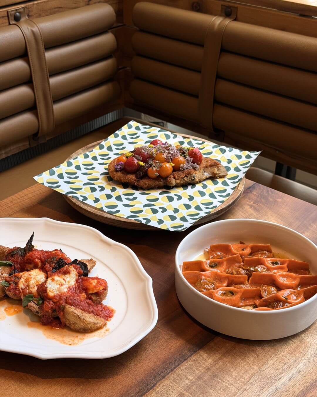 Seasonal tomato dishes and pasta at Bosco