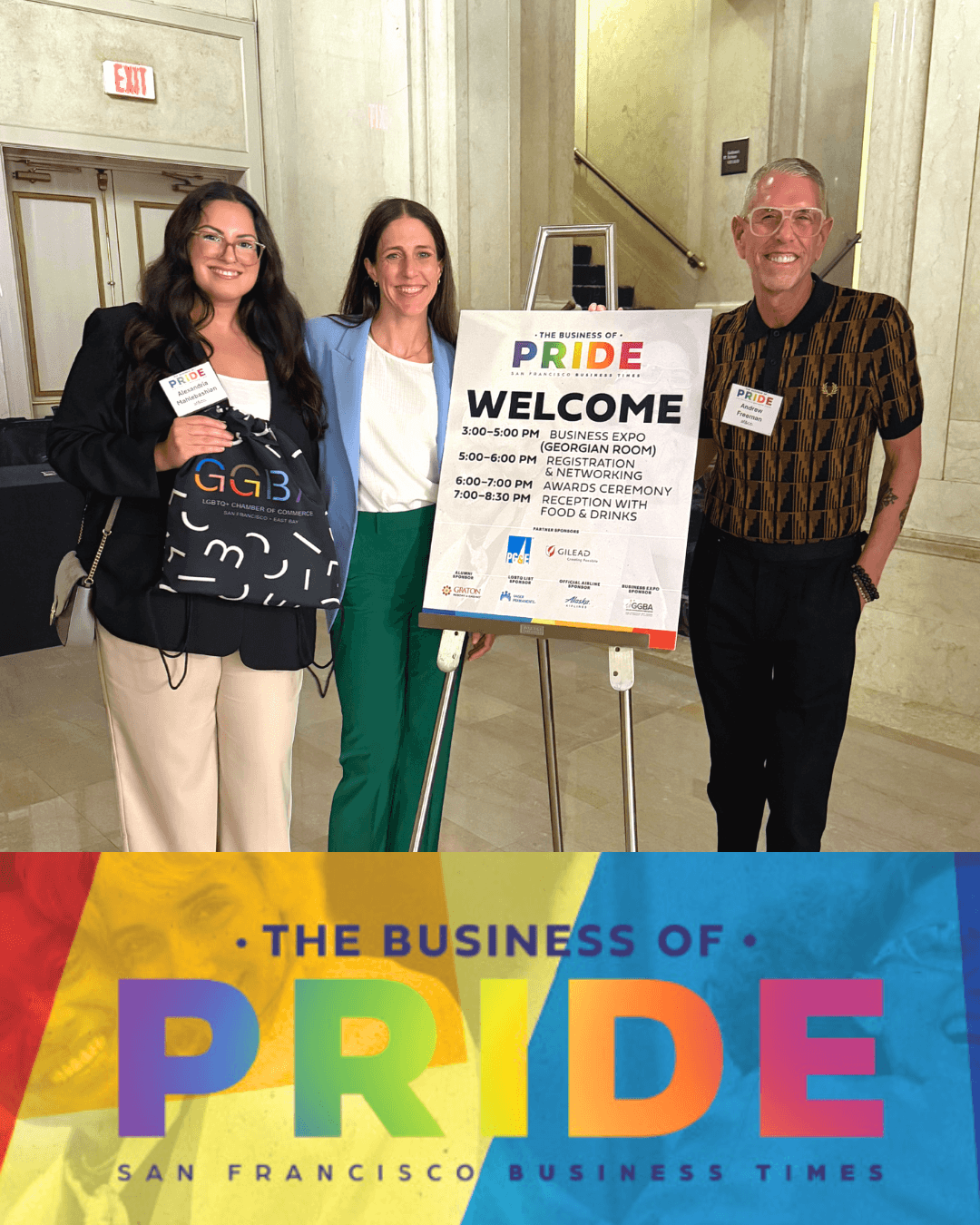 af&co. team at San Francisco Business Times Business of Pride